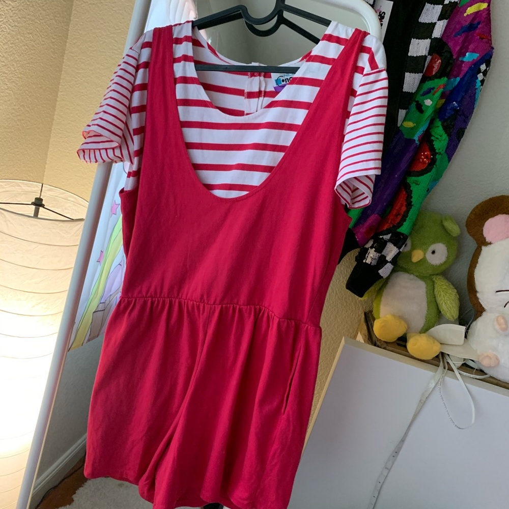 Vintage pink romper